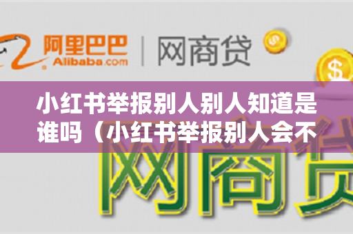 小红书举报别人别人知道是谁吗（小红书举报别人会不会被知道）