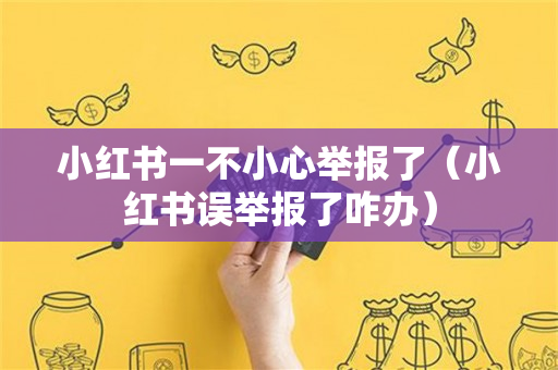 小红书一不小心举报了（小红书误举报了咋办）