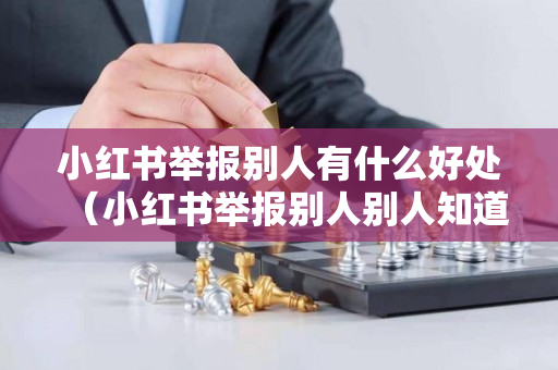 小红书举报别人有什么好处（小红书举报别人别人知道是谁吗）
