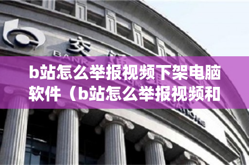 b站怎么举报视频下架电脑软件（b站怎么举报视频和up主）