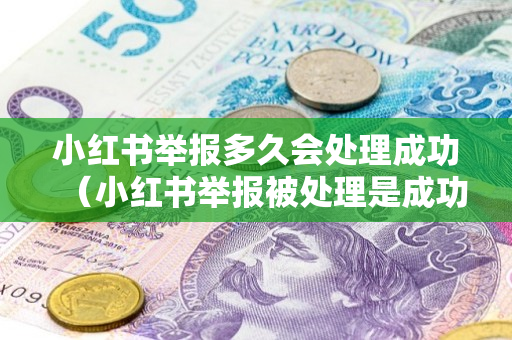 小红书举报多久会处理成功（小红书举报被处理是成功了吗）