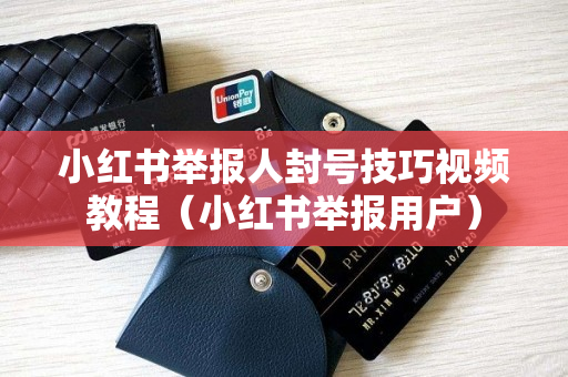 小红书举报人封号技巧视频教程（小红书举报用户）