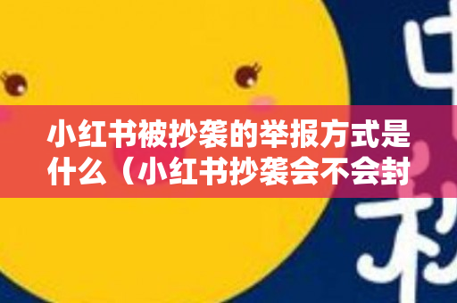 小红书被抄袭的举报方式是什么（小红书抄袭会不会封号）