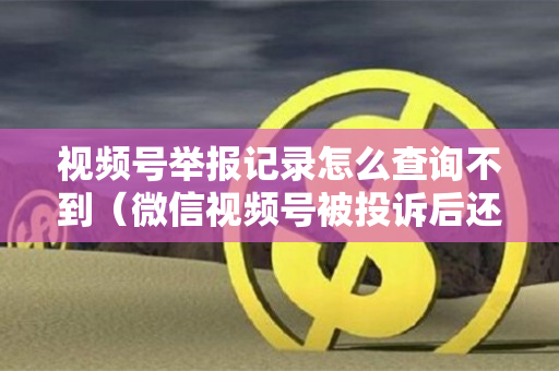 视频号举报记录怎么查询不到（微信视频号被投诉后还能发布么的发表按钮不显示了）