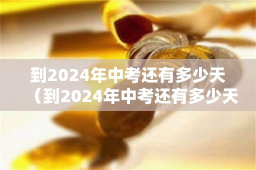 到2024年中考还有多少天（到2024年中考还有多少天考试）