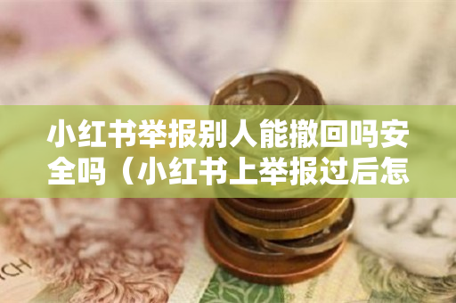 小红书举报别人能撤回吗安全吗（小红书上举报过后怎么惩罚）